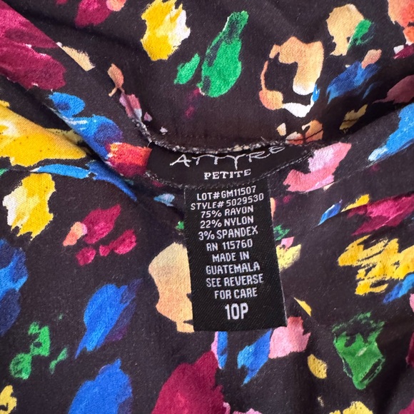 Attyre Multicolored Skort - women’s size 10P - Picture 2 of 2